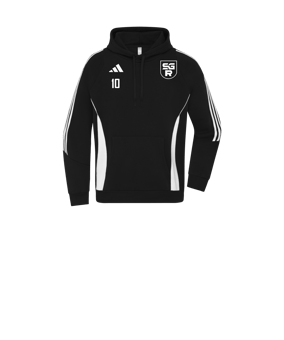adidas Tiro 24 Hoody Kids Schwarz Weiss