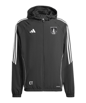 adidas Tiro 24 Windbreaker Kids Schwarz Weiss