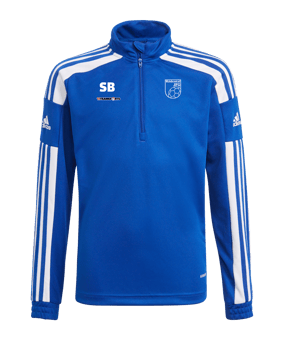 adidas Squadra 21 Trainingstop Kids Blau Weiss