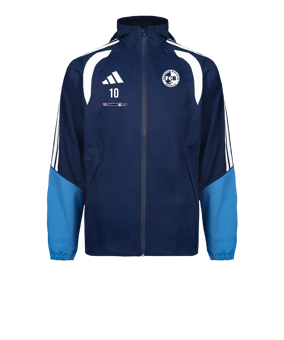 adidas Tiro 26 League Regenjacke Dunkelblau