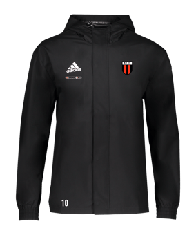 adidas Entrada 22 Allwetterjacke Schwarz