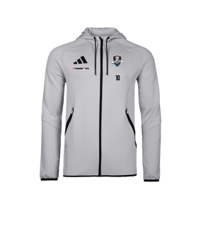 adidas Tiro Travel Hoody Grau