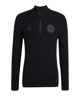adidas DFB Deutschland 125 Anniversary HalfZip Sweatshirt Schwarz - schwarz