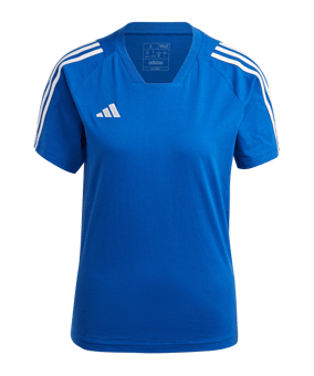 adidas Tiro 23 Competition T-Shirt Damen Blau - blau