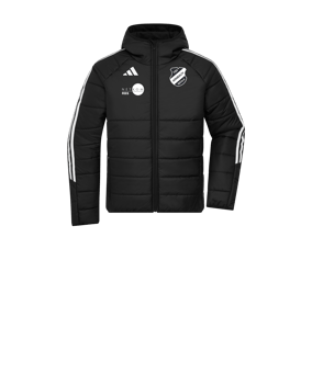 adidas Tiro 24 Winterjacke Kids Schwarz Weiss