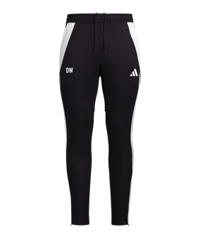 adidas Tiro 24 Trainingshose Schwarz Weiss