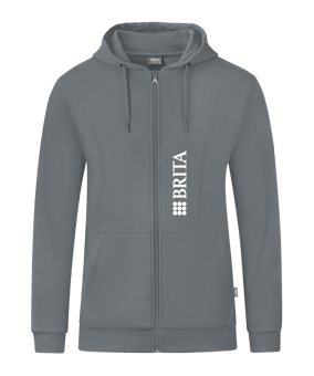 JAKO Organic Kapuzenjacke Grau F840