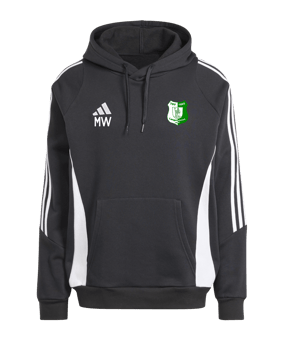adidas Tiro 24 Hoody Schwarz Weiss