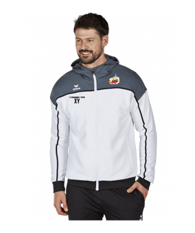 Erima Change by Kapuzenjacke Weiss Grau 