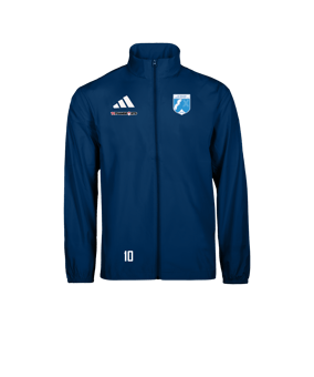 adidas Entrada 26 Regenjacke Dunkelblau