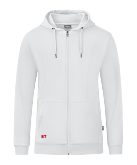 JAKO Organic Kapuzenjacke Weiss F000