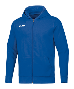 JAKO Base Kapuzenjacke Kids Blau F04 - blau