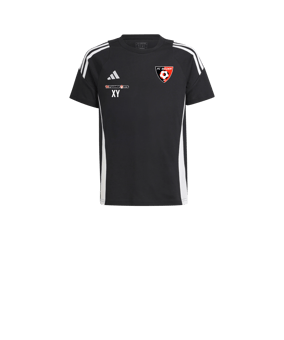 adidas Tiro 24 T-Shirt Kids Schwarz Weiss