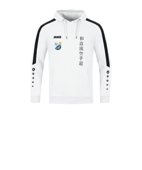 JAKO Power Hoody Kids Weiss Schwarz F000