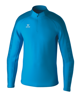 Erima Evo Star HalfZip Sweatshirt Blau - blau