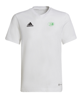 adidas Entrada 22 T-Shirt Kids Weiss