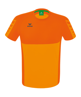 Erima Six Wings T-Shirt Kids Orange Orange - orange