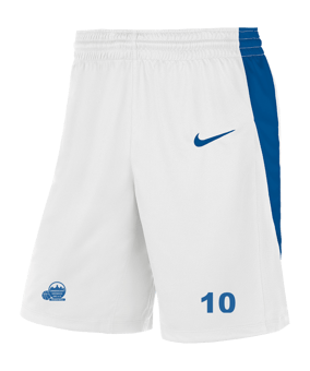 Nike Team Basketball Stock Short Weiss Blau F102