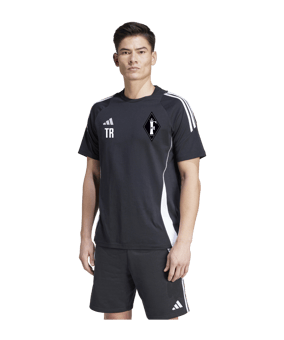 adidas Tiro 24 T-Shirt Schwarz Weiss