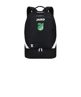 JAKO Iconic Rucksack mit Bodenfach Schwarz F800