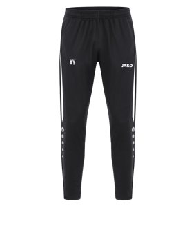 JAKO Power Polyesterhose Schwarz Weiss F802