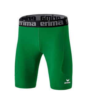 Erima Elemental Tight kurz Kids Grün - gruen