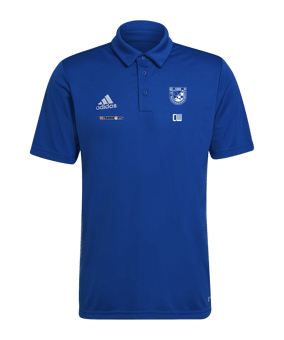 adidas Entrada 22 Poloshirt Blau Weiss
