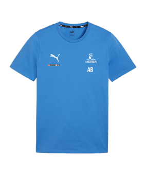 PUMA teamGOAL Casuals T-Shirt Blau F02