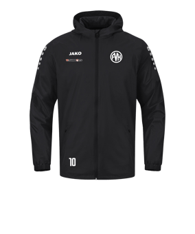 JAKO Team 2.0 Allwetterjacke Schwarz F800