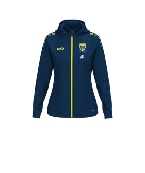 JAKO One Kapuzenjacke Damen Blau F941