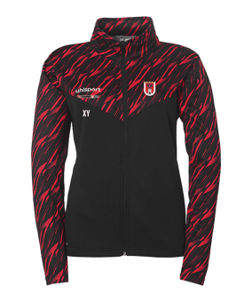 uhlsport Progressive 28 Poly Jacke Damen Schwarz F08