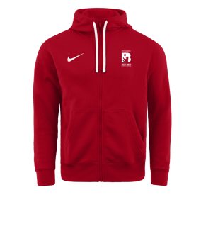 Nike Park 20 Fleece Kapuzenjacke Rot Weiss F657