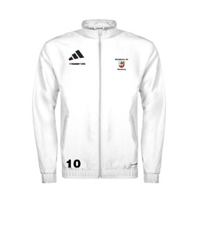 adidas Entrada 26 Präsentationsjacke Weiß