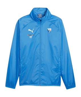 PUMA teamGOAL Allwetterjacke Blau Weiss F02