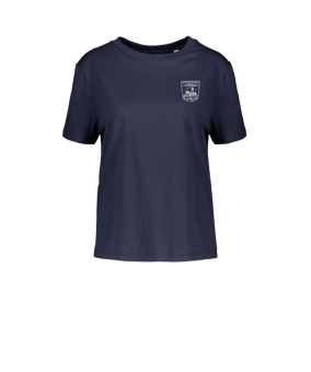 Merch Muser T-Shirt Women French Navy | #logo1c