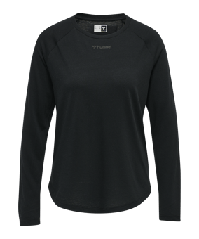 Hummel hmlMT Vanja Sweatshirt Damen Schwarz F2001 - schwarz