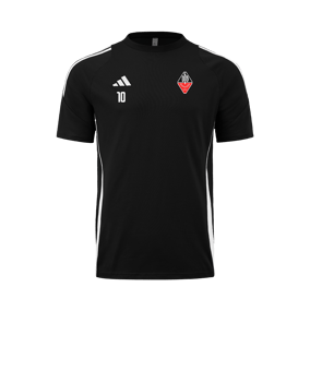 adidas Tiro 24 T-Shirt Schwarz Weiss