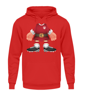 11teamsports Ugly Xmas Elf Hoody Rot - rot