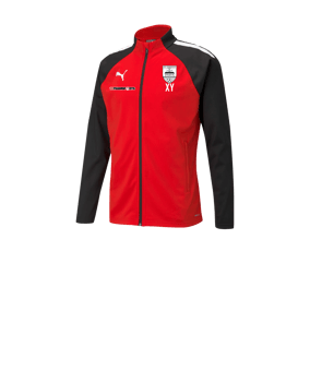 PUMA teamLIGA Trainingsjacke Kids Rot Schwarz F01