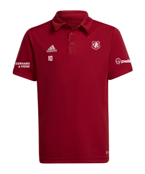 adidas Entrada 22 Poloshirt Kids Rot