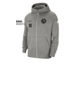 Nike Park 20 Fleece Kapuzenjacke Kids Grau F063