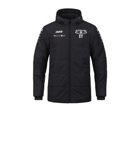 JAKO Team Coach Kapuzenjacke Kids Schwarz F800