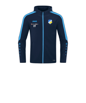 JAKO Power Kapuzenjacke Kids Blau F910