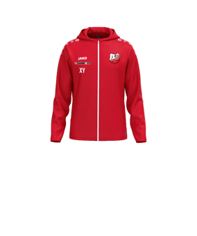 JAKO One Kapuzenjacke Kids Rot F100