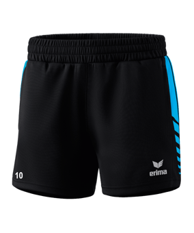 Erima Six Wings Worker Short Damen Schwarz Blau