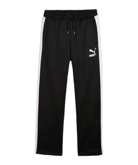 PUMA T7 Iconic Straight Trainingshose Schwarz F01 - schwarz