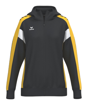 Erima Celebrate 125 Kapuzenjacke Damen Schwarz - schwarz