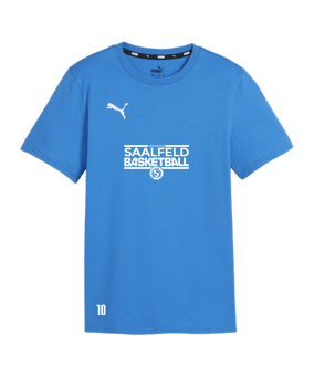 PUMA teamGOAL Casuals T-Shirt Kids Blau F02