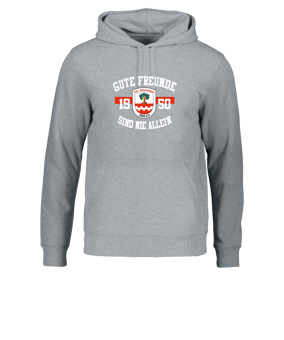Merch Drummer 2.0 Hoody Heather Grey | #gutefreunde