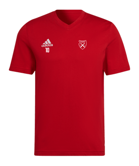 adidas Entrada 22 T-Shirt Rot